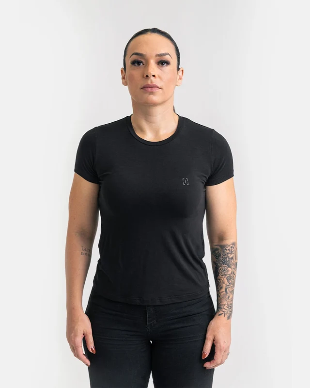 Camiseta Walk Feminina - Preta GG