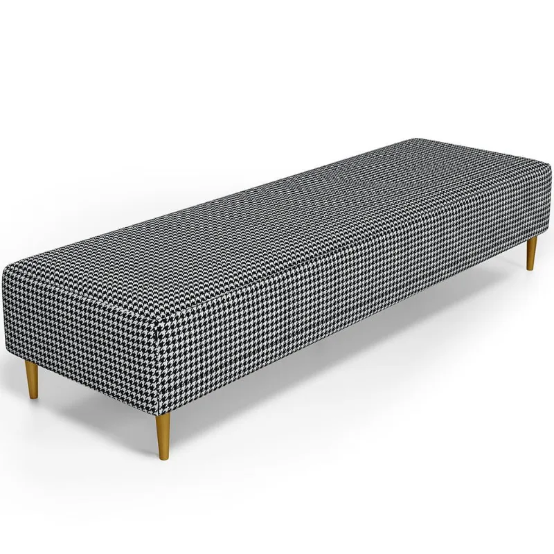 Puff Decorativo Sala de Estar Bali W01 Pés Palito 190x60cm Pied Poule - Lyam Decor - Lyam Decor