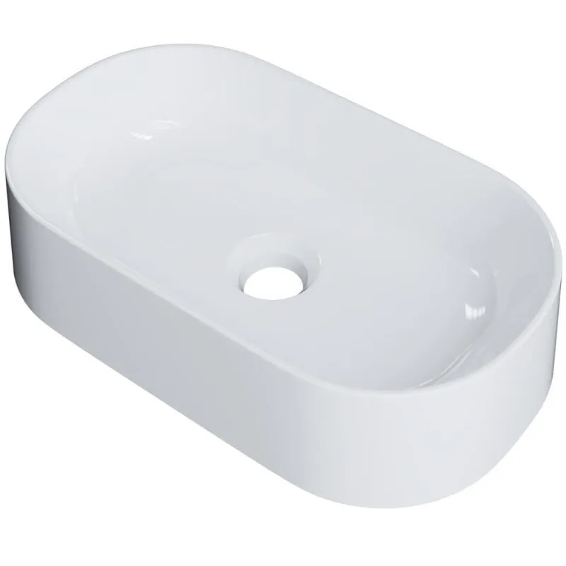 Cuba De Apoio Oval Lavabo Laila C01 O42w Branco - Lyam