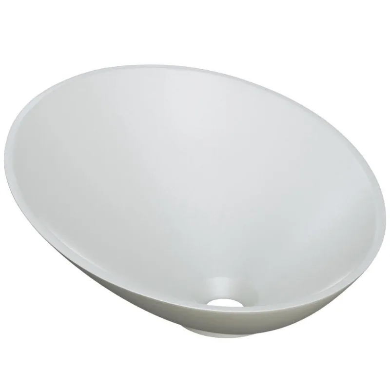 Cuba De Apoio Meia Lua Lavabo C01 Bm38w Cinza Matte Fosca - Lyam