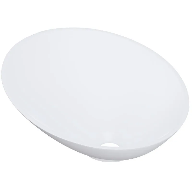 Cuba De Apoio Meia Lua Lavabo C01 Bm38w Branco Matte Fosca - Lyam