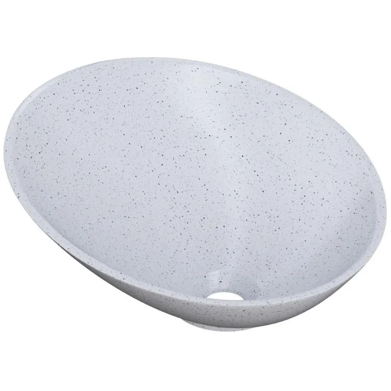 Cuba De Apoio Meia Lua Para Banheiro Lavabo C01 Bm38w Branco Granit - Lyam