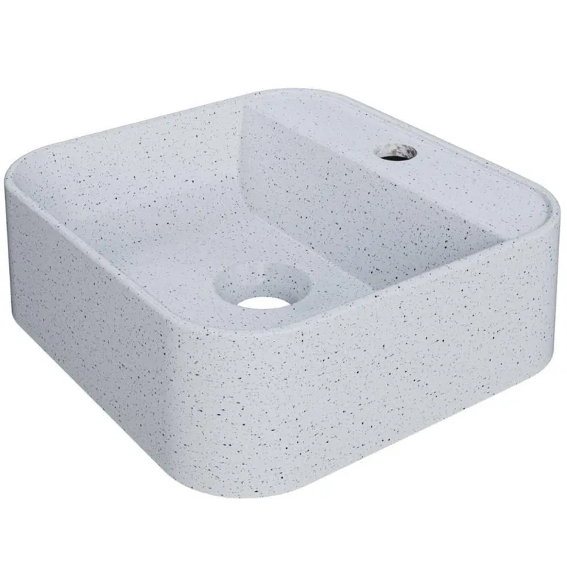 Cuba De Apoio Quadrada Lavabo C01 Qa31w Branco Granit - Lyam