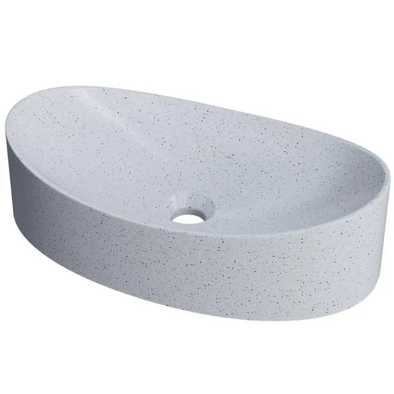 Cuba De Apoio Canoa Para Banheiro Lavabo Branco Granit Lyam