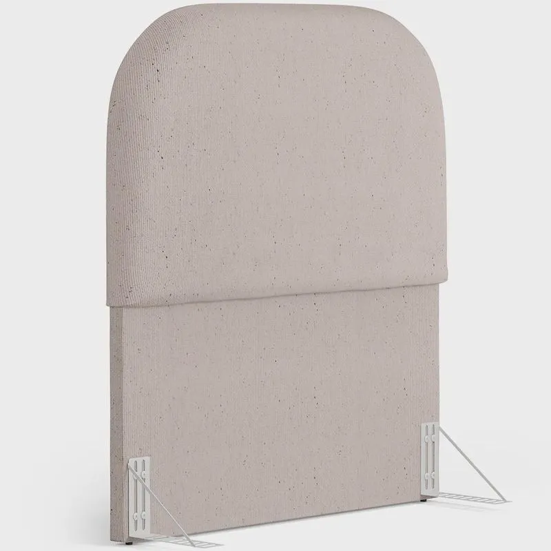 Cabeceira Cama Box 100cm Orgânica Lanna W01 Linho Bege - Lyam Decor