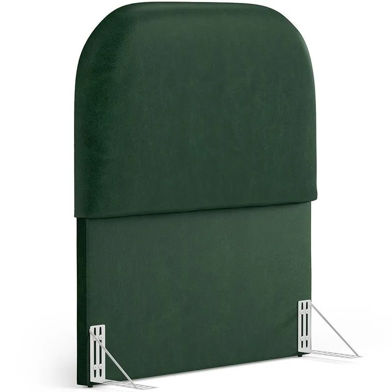 Cabeceira Cama Box 100cm Orgânica Lanna W01 Couríssimo Verde - Lyam Decor