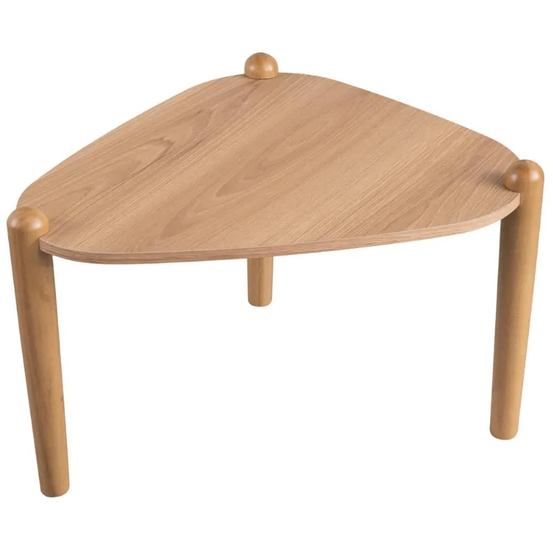 Mesa de Centro Para Sala de Estar Pés Madeira Alta Trium A03 Hanover Roble - Lyam Decor - Lyam Decor