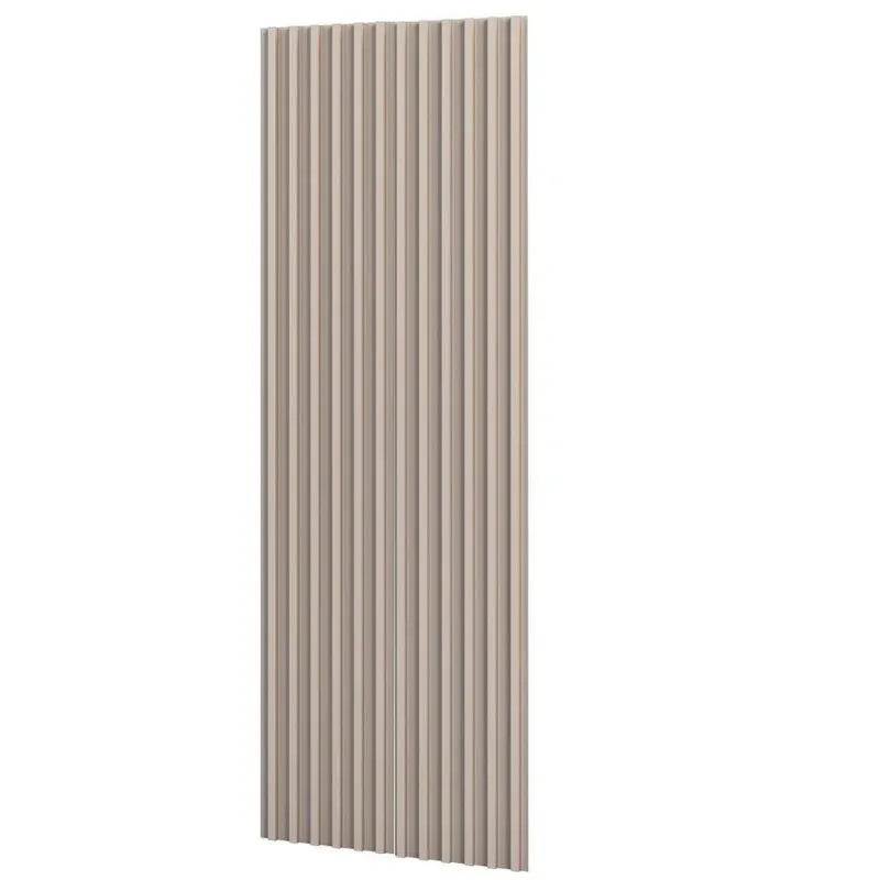 Painel Ripado De Madeira Para Sala Quarto 89x250cm Bairon D03 Fendi - Lyam Decor