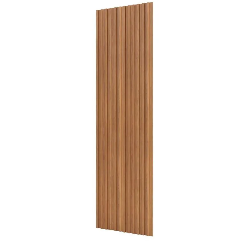Painel Ripado De Madeira Para Sala Quarto 89x250cm Bairon D03 Freijó - Lyam Decor - Lyam Decor