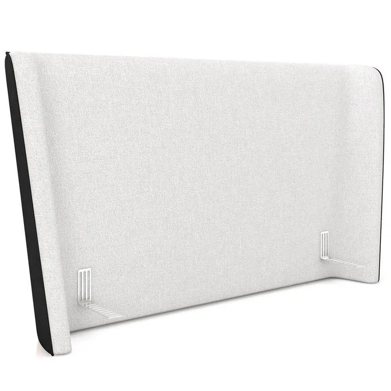 Cabeceira Cama Box King 195cm Nilo P05 Couríssimo Preto Bouclê Cru - Lyam Decor