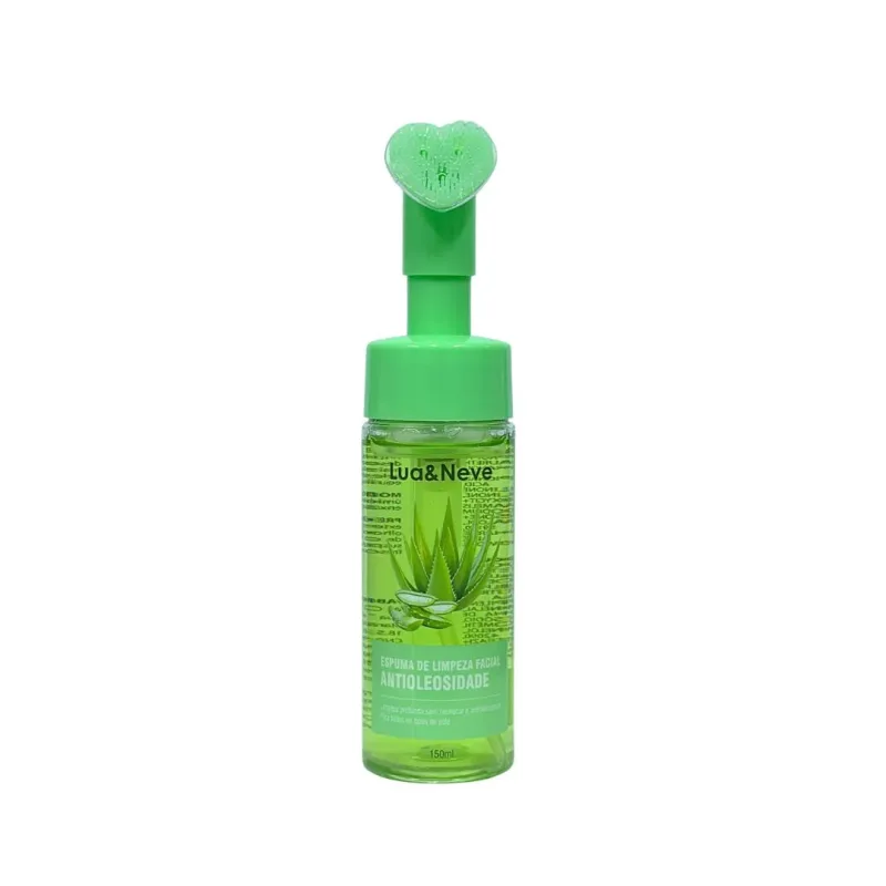 Espuma de Limpeza Facial Babosa Antioleosidade 150ml - Lua e Neve (LN5501015)