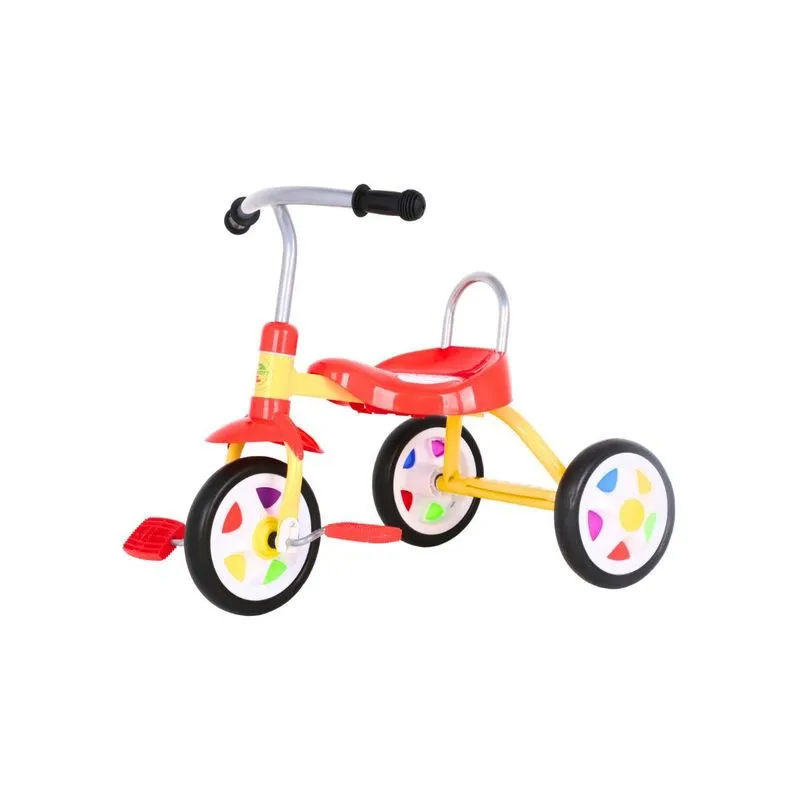 Ttriciclo Infantil Classic Unitoys Com Encosto Amarelo