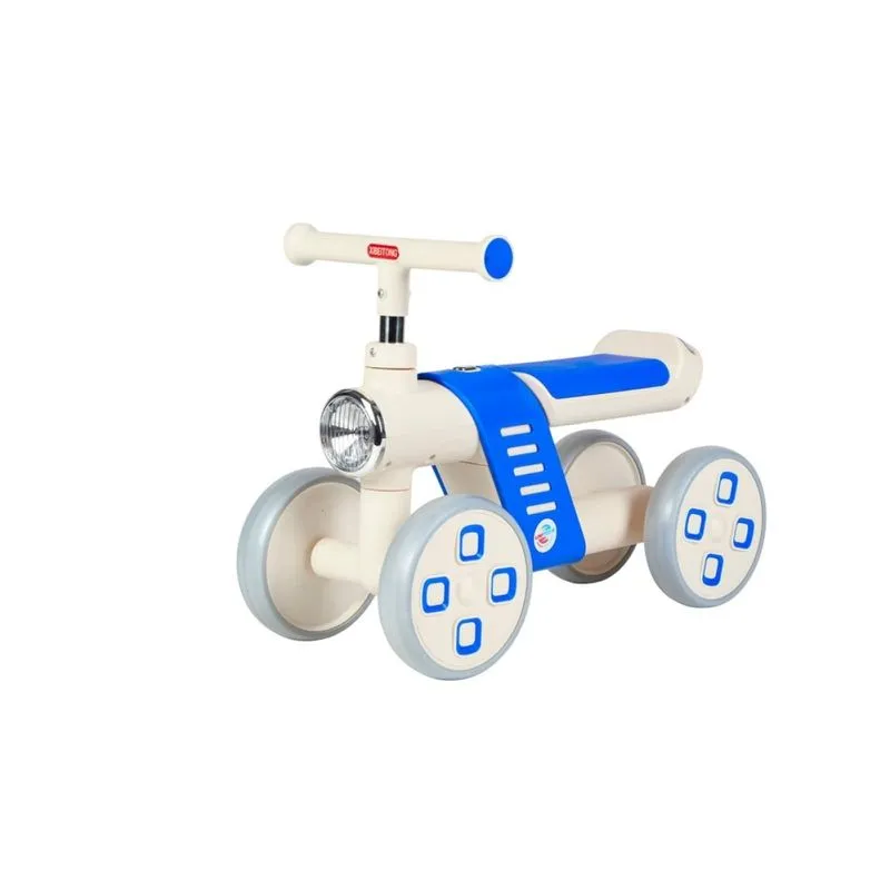 Mini Bike Infantil de Equilíbrio 4 Rodas - Azul