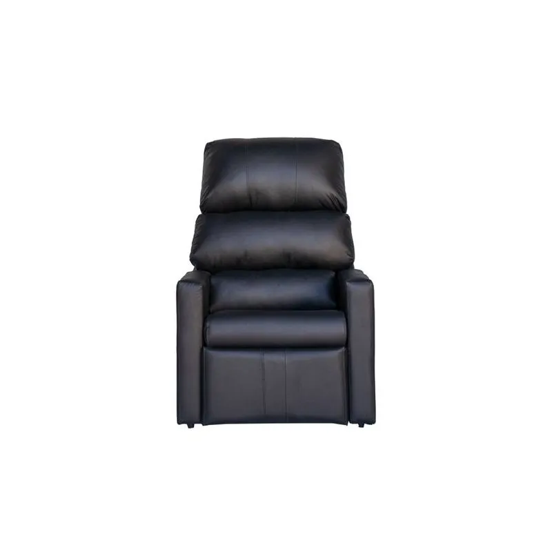 Poltrona Reclinavel Iguatu 75 Couro Ecologico Preto - Marco Zero Moveis