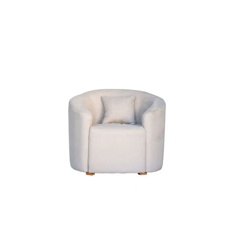 POLTRONA FLEXEIRAS COM 2 BRACOS 100CM LINHO NATA 251 MARCO ZERO MOVEIS