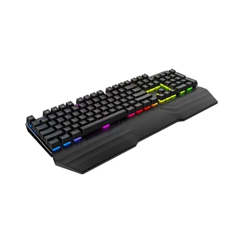 Teclado gamer mecânico rgb led usb Lehmox gt- T1 preto