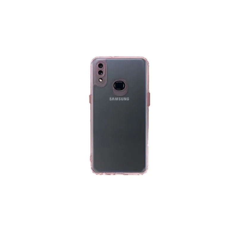 Case Capa Capinha Transparente c/ Borda Colorida Para Samsung A10S