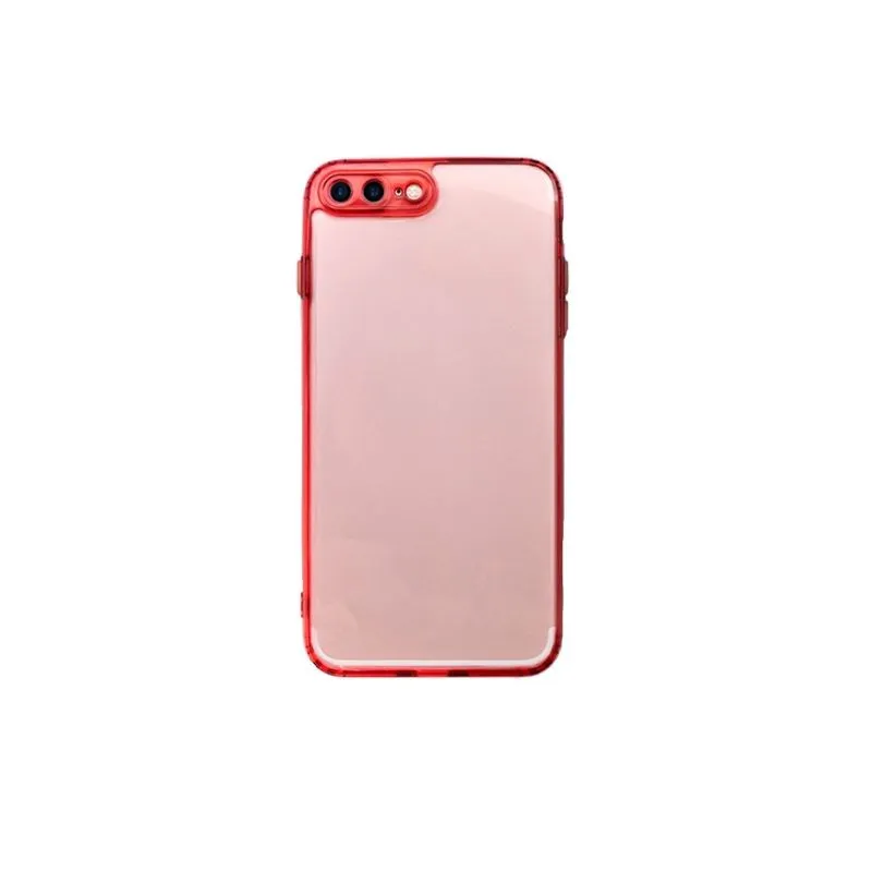Case Capa Capinha Transparente c/ Borda Iphone 7/8 Plus