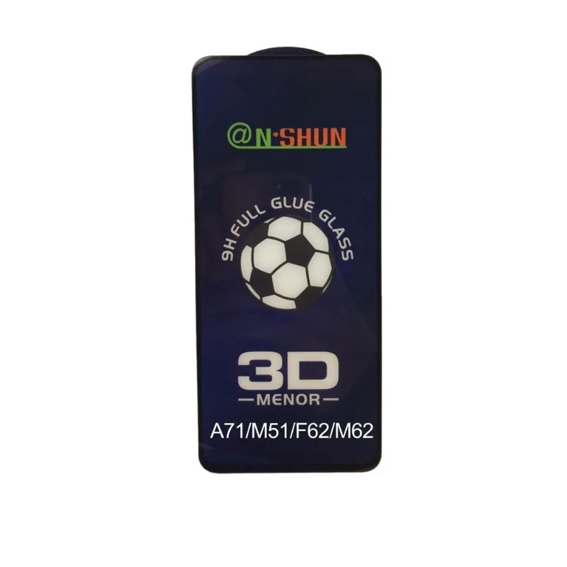 Película De Vidro 3D Compatível Com Samsung A71/M51/F62/M62