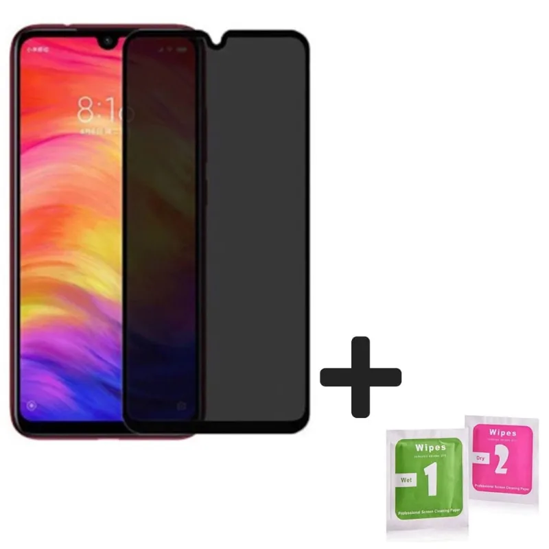Película 3D Privacidade Compatível Com Xiaomi Redmi Note 7