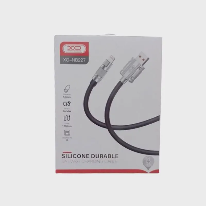 Cabo de Silicone Resistente USB Lightning XO-NB227