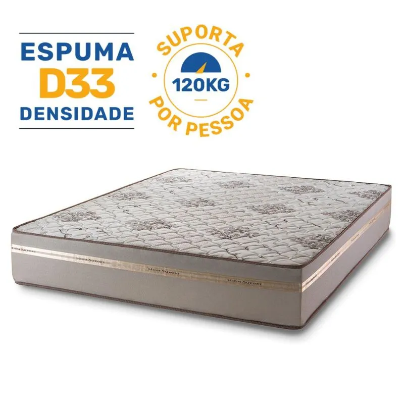 Colchão de Espuma D33 Millenium One Face Queen 158x198x19cm