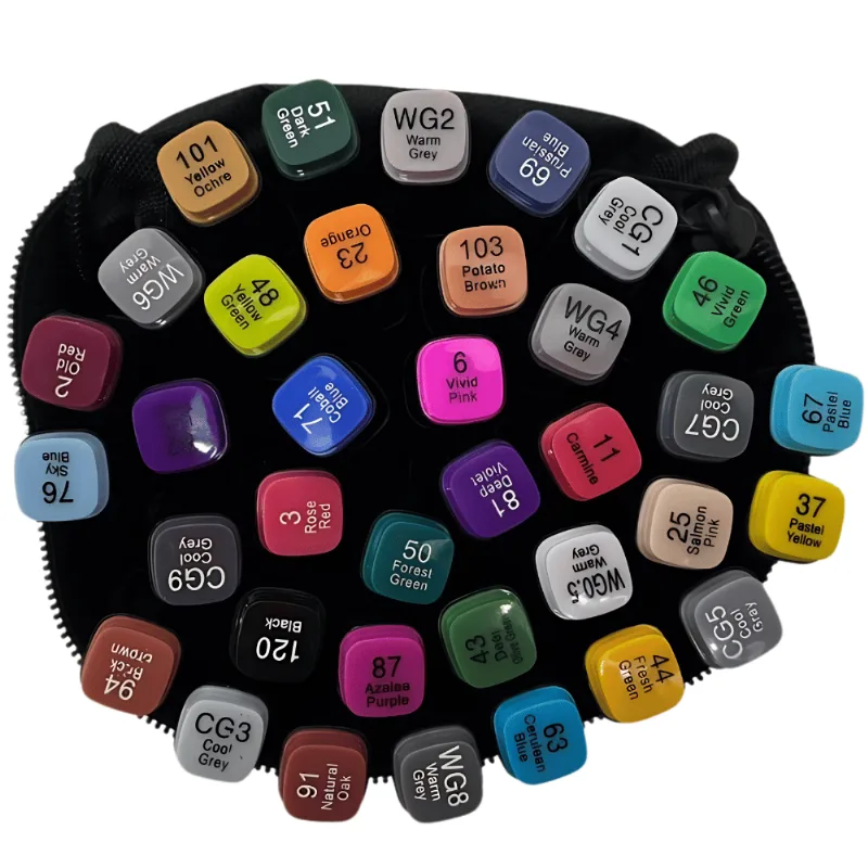 Conjunto de Canetas Touch Ponta Dupla - 36 Cores UNICA