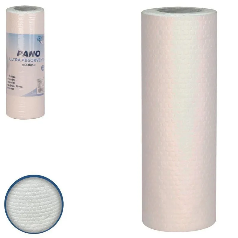 Rolo De Pano Ultra Absorvente Multiuso 50 Folhas