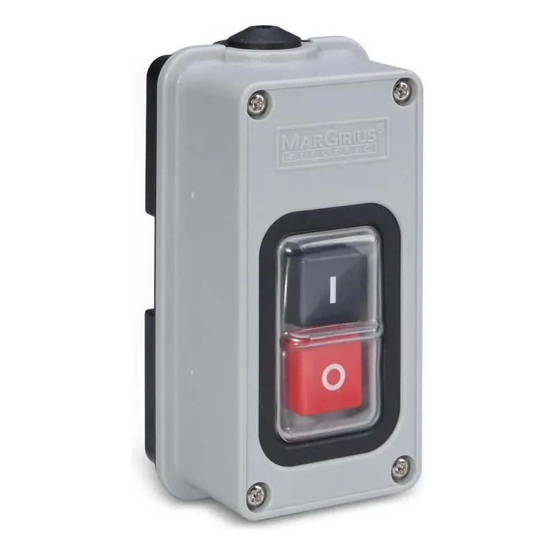 Chave P Motor Bipolar Tecla Cs-103 30a Ip65 Com Passa Cabo
