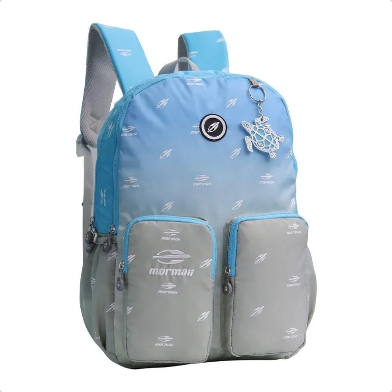 Mochila Mormaii Casual Nylon 43CM Roxo Feminino com Compartimento para Notebook