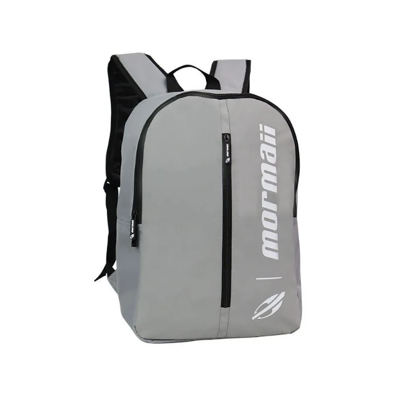 Mochila Masculina Mormaii MOR-2757 Poliéster Resistente Cinza com Notebook e Alças Acolchoadas