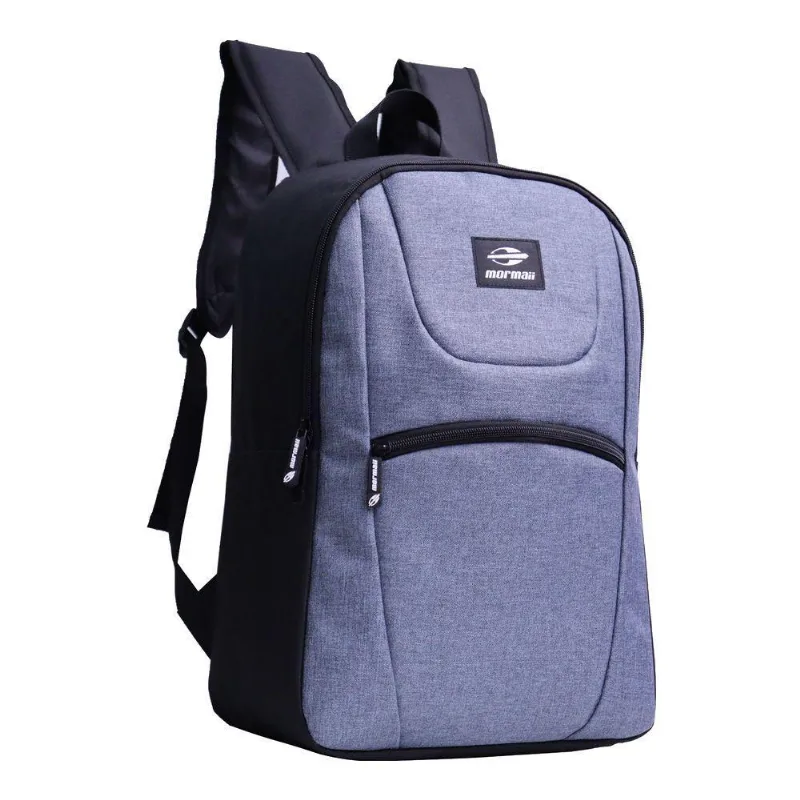 Mochila Mormaii Urban Grey Em Poliéster Mescla Cinza Para Dia A Dia