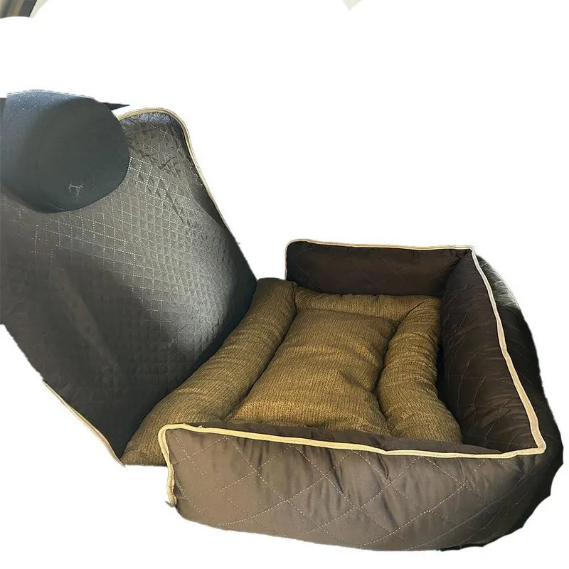 Kit Protetor Banco Toddy Grande Colchonete Liso Marrom
