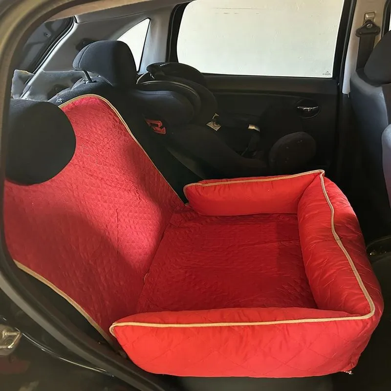 Protetor Banco Toddy Grande Impermeável Vermelho Liso