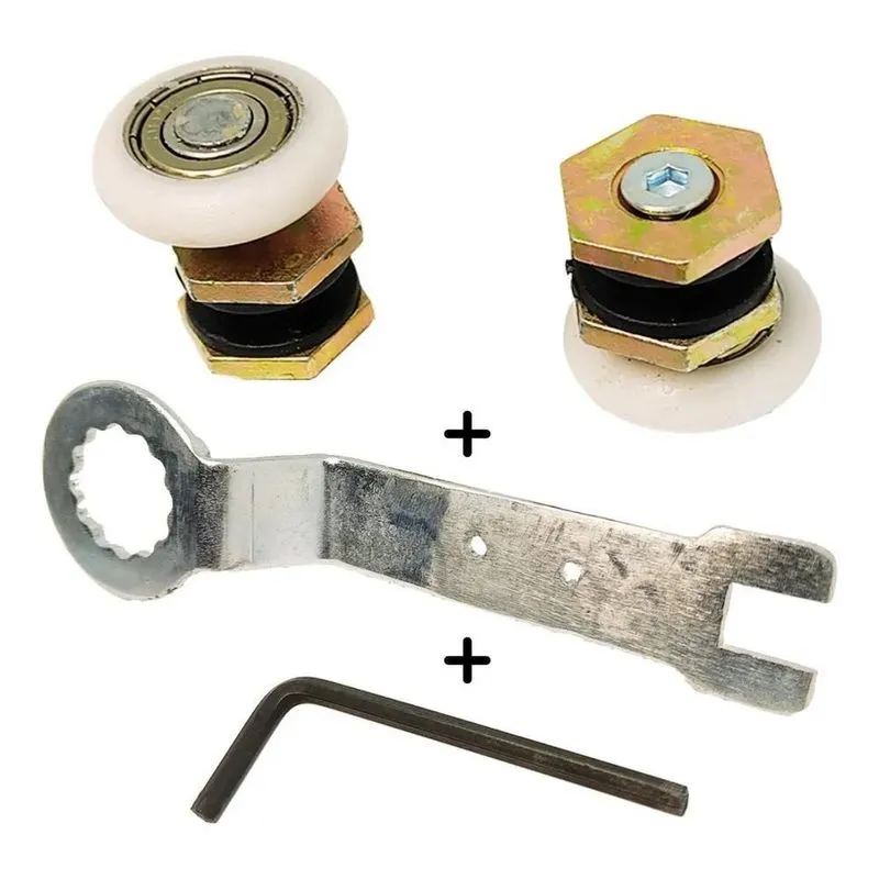 3x Roldana Para Box Blindex Janela Porta De Vidro Temperado
