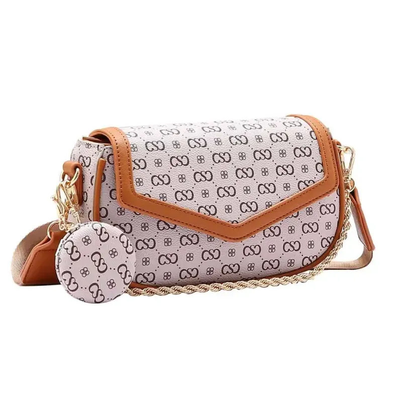 Bolsa Ombro Chenson Original Elegance Luxo Feminina Bege Bolsa Chenson Original Elegance Luxo Ombro Feminino Bege