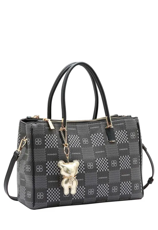 Bolsa Feminina Chenson Original Elemento Gráfico Mão