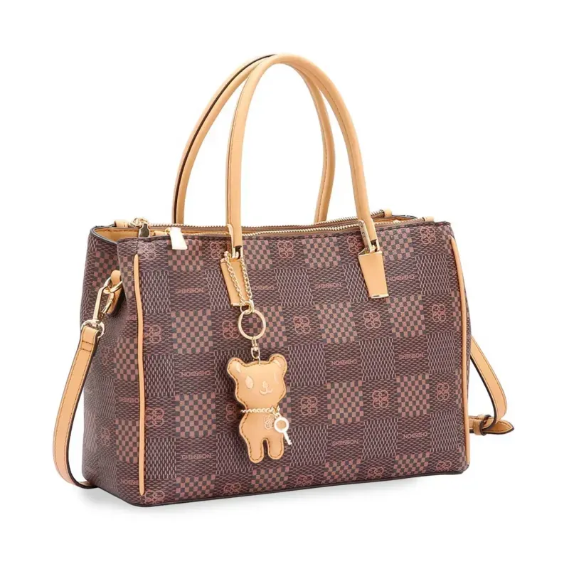 Bolsa Tira Colo Chenson PVC Feminina Marrom UNICO