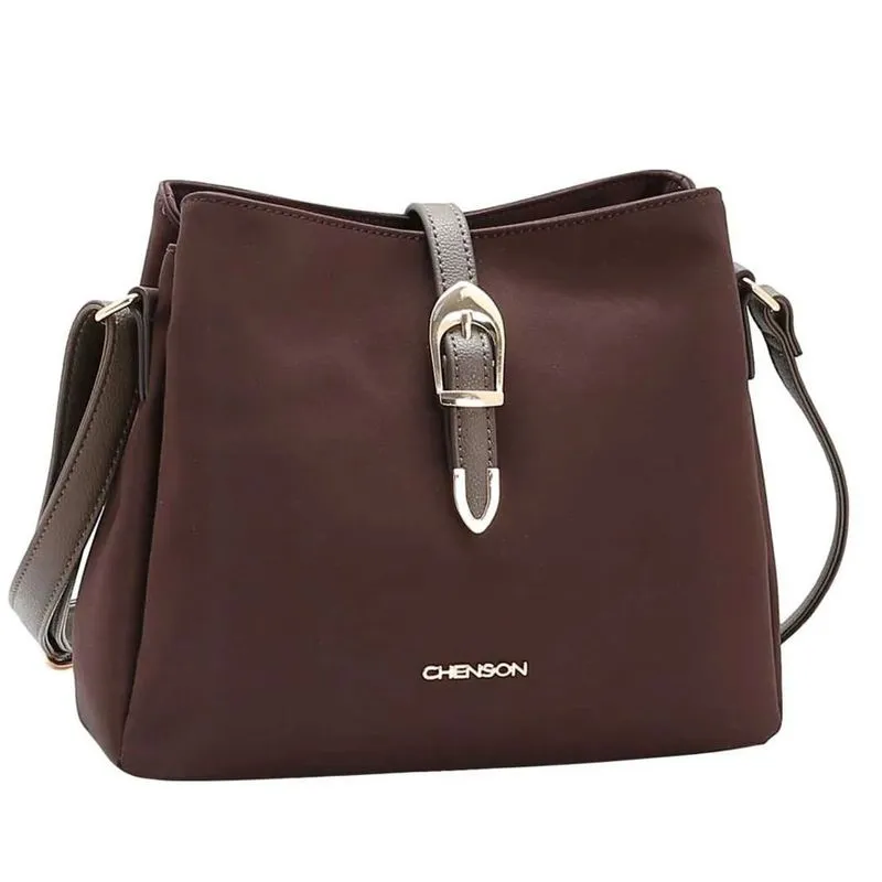 Bolsa Transversal Feminina Chenson Marrom 3185453 UNICO