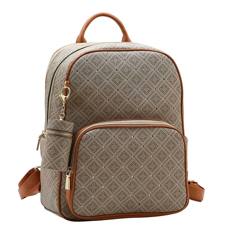 Mochila Feminina Chenson Monograma Luxo UNICO
