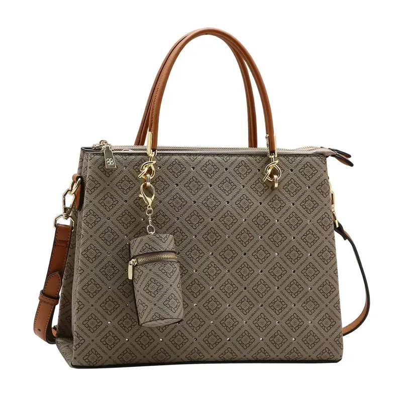 Bolsa Chenson Tote Bege Monograma Luxo UNICO