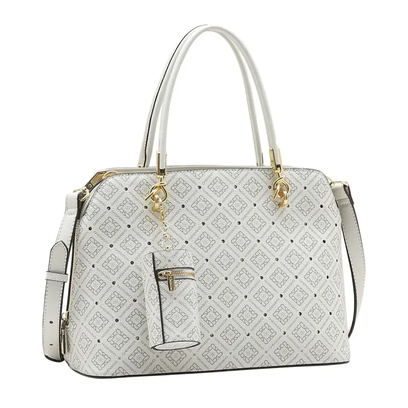 Bolsa Feminina Chenson Branco Off Monograma UNICO