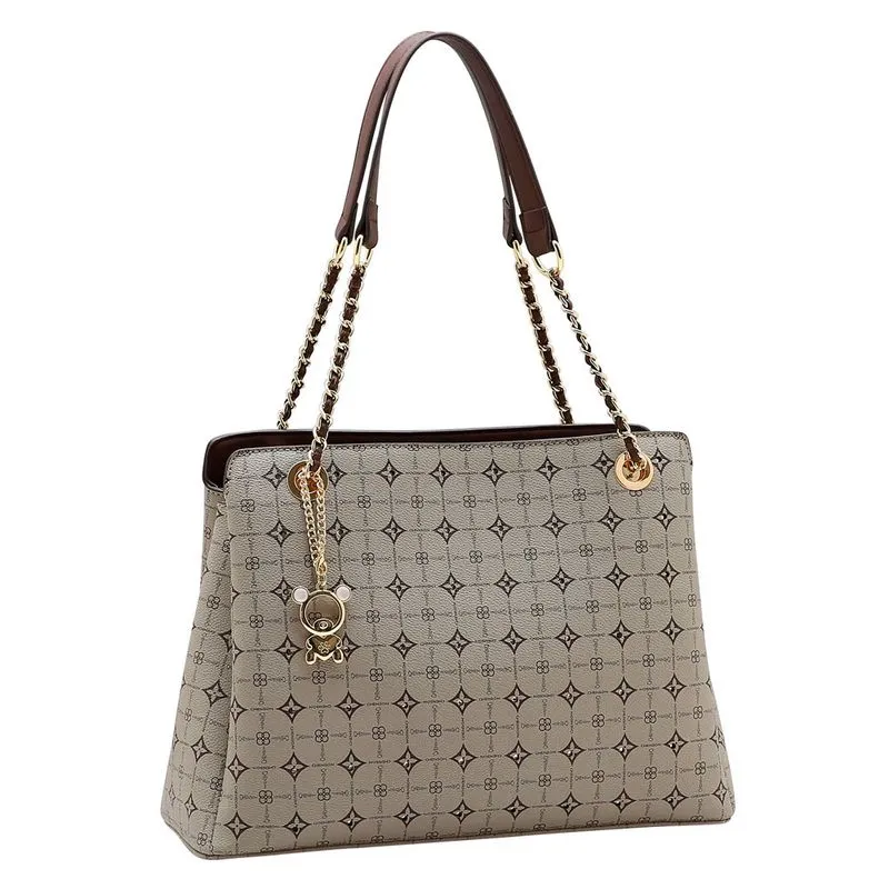 Bolsa de Ombro Feminina Chenson Bege 3485474 UNICO