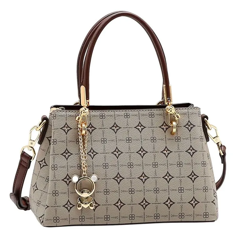 Bolsa de Mão Feminina Chenson Monograma Bege 3485479 UNICO