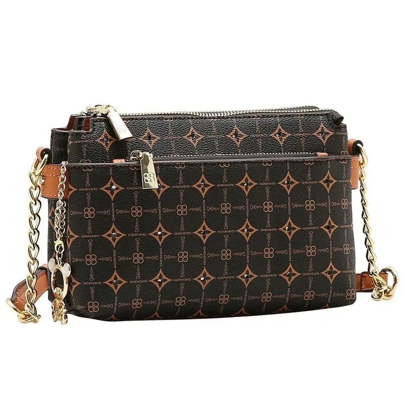 Bolsa Transversal Feminina Chenson Marrom 3485480 UNICO