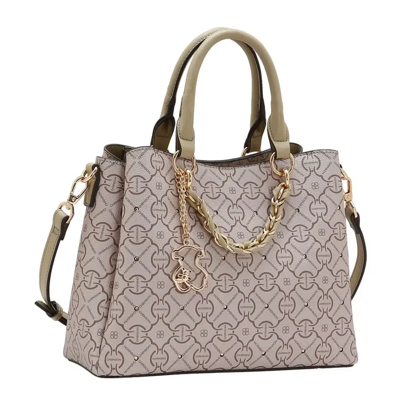 Bolsa Classic Chenson Feminina Bege UNICO