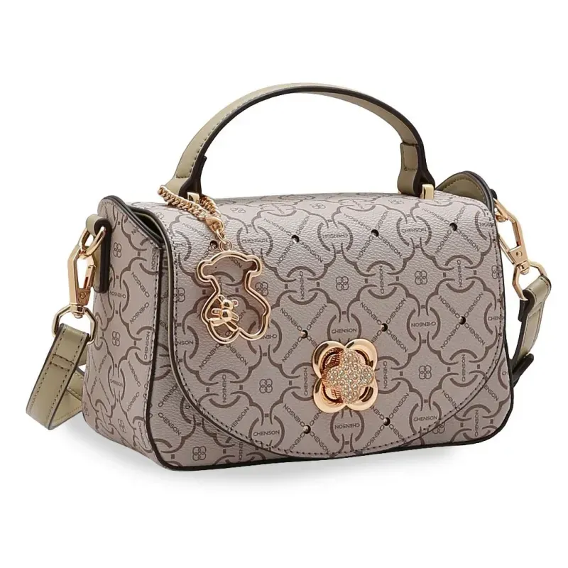 Bolsa Classic Cristal Chenson Feminina Bege UNICO