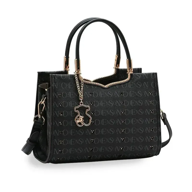 Bolsa Alça Dupla Chenson Feminina Preto UNICO
