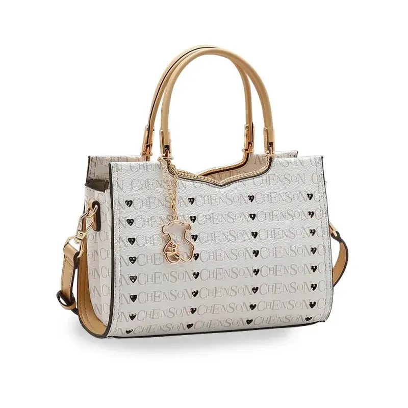 Bolsa Tiracolo Clássica Chenson Feminina Bege UNICO
