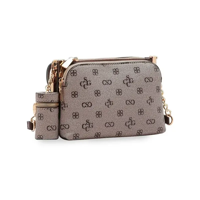 Bolsa Estruturada Chenson Feminina Marrom UNICO